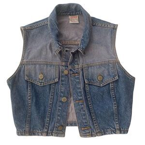 Vintage 80s BONGO Jeans Denim Vest